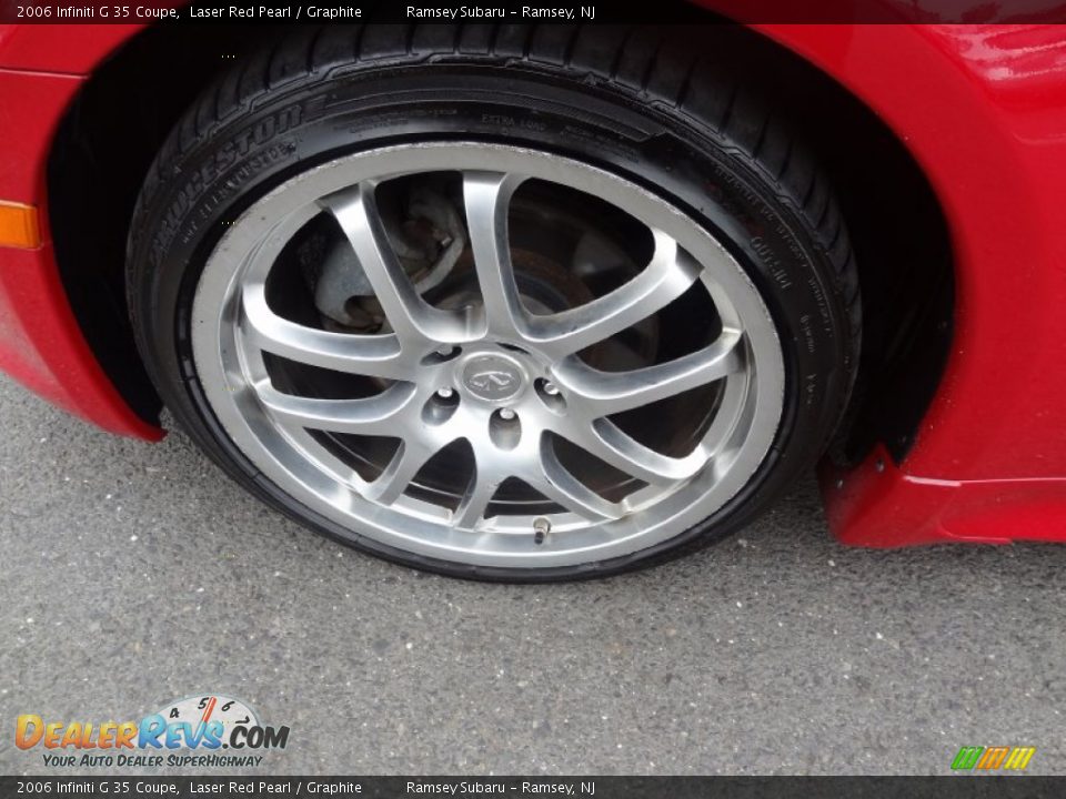 2006 Infiniti G 35 Coupe Laser Red Pearl / Graphite Photo #33