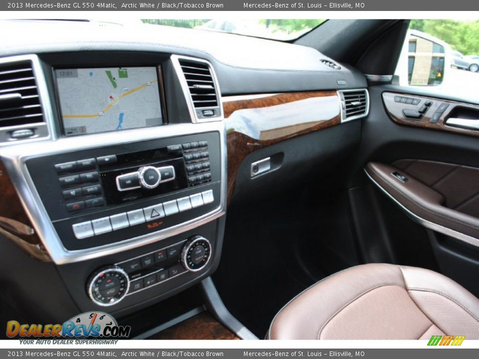 2013 Mercedes-Benz GL 550 4Matic Arctic White / Black/Tobacco Brown Photo #4
