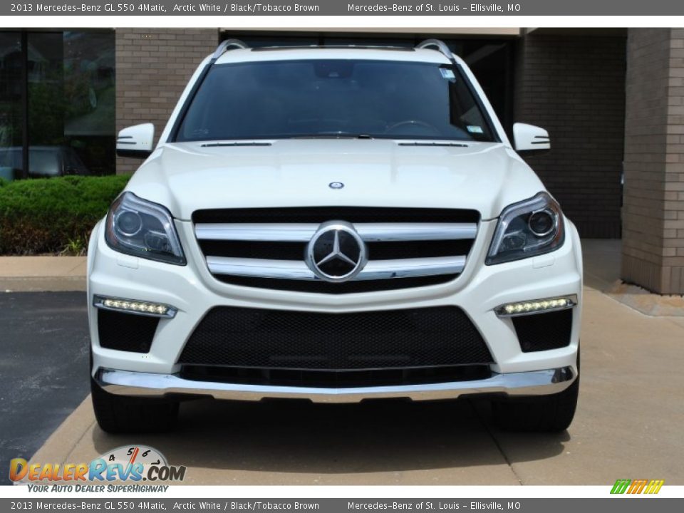 2013 Mercedes-Benz GL 550 4Matic Arctic White / Black/Tobacco Brown Photo #8