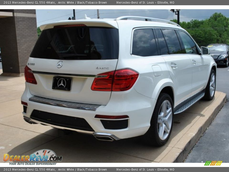 2013 Mercedes-Benz GL 550 4Matic Arctic White / Black/Tobacco Brown Photo #11