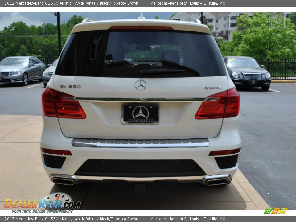 2013 Mercedes-Benz GL 550 4Matic Arctic White / Black/Tobacco Brown Photo #12