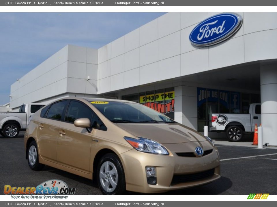 2010 Toyota Prius Hybrid II Sandy Beach Metallic / Bisque Photo #1
