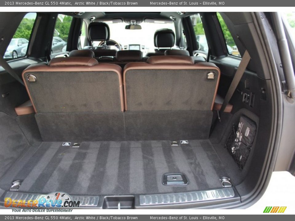 2013 Mercedes-Benz GL 550 4Matic Arctic White / Black/Tobacco Brown Photo #16