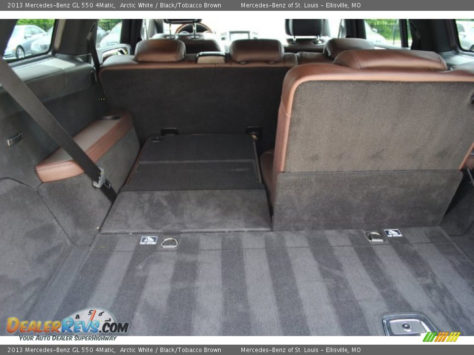 2013 Mercedes-Benz GL 550 4Matic Arctic White / Black/Tobacco Brown Photo #18