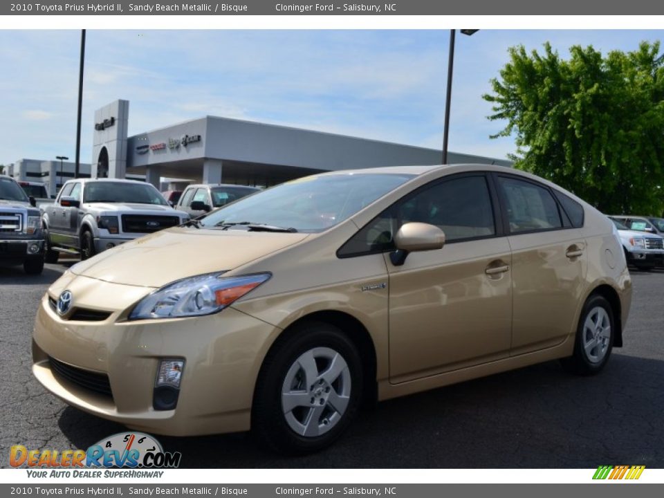 2010 Toyota Prius Hybrid II Sandy Beach Metallic / Bisque Photo #6