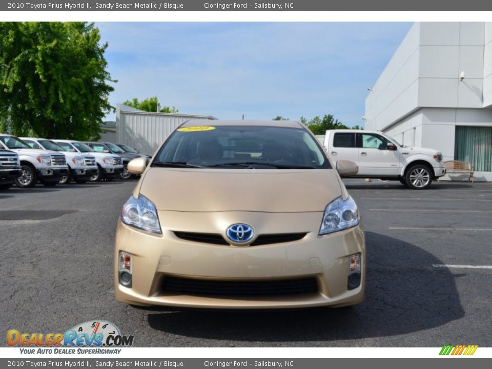 2010 Toyota Prius Hybrid II Sandy Beach Metallic / Bisque Photo #7