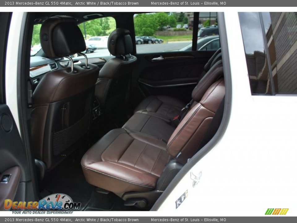 2013 Mercedes-Benz GL 550 4Matic Arctic White / Black/Tobacco Brown Photo #21