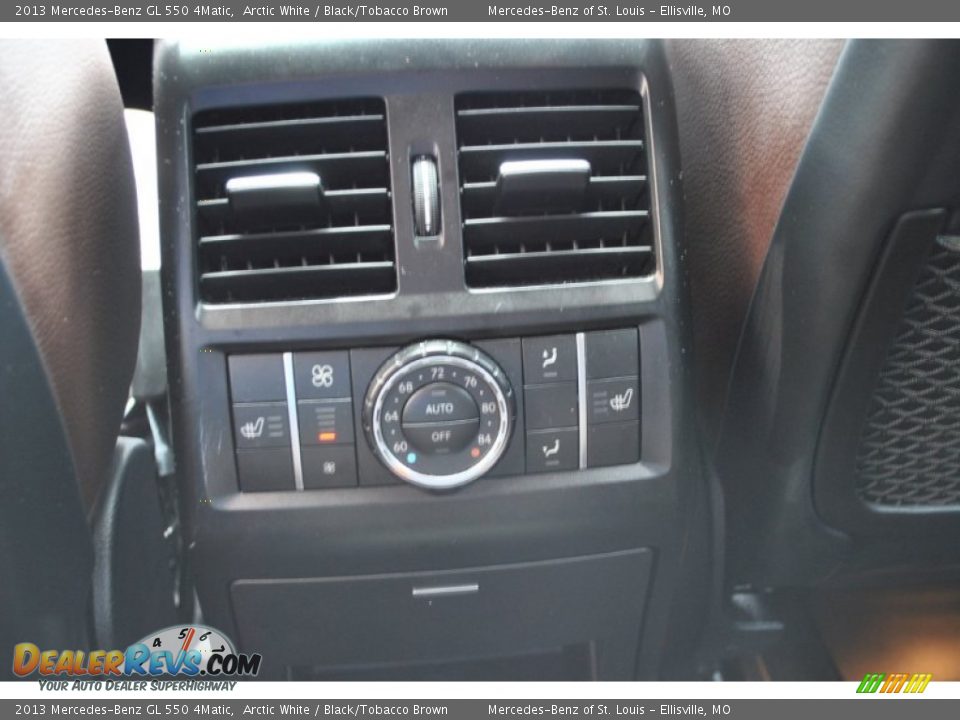 2013 Mercedes-Benz GL 550 4Matic Arctic White / Black/Tobacco Brown Photo #22