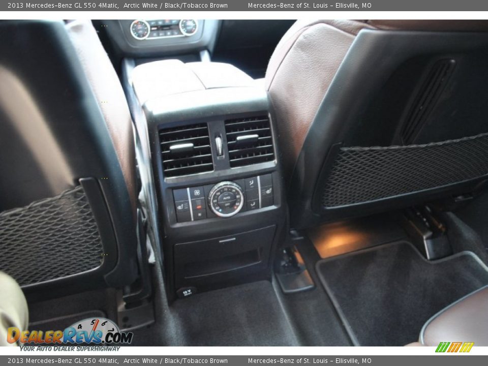 2013 Mercedes-Benz GL 550 4Matic Arctic White / Black/Tobacco Brown Photo #23