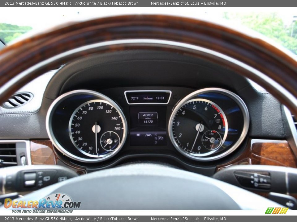 2013 Mercedes-Benz GL 550 4Matic Arctic White / Black/Tobacco Brown Photo #26