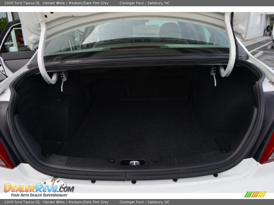 2006 Ford Taurus SE Vibrant White / Medium/Dark Flint Grey Photo #12