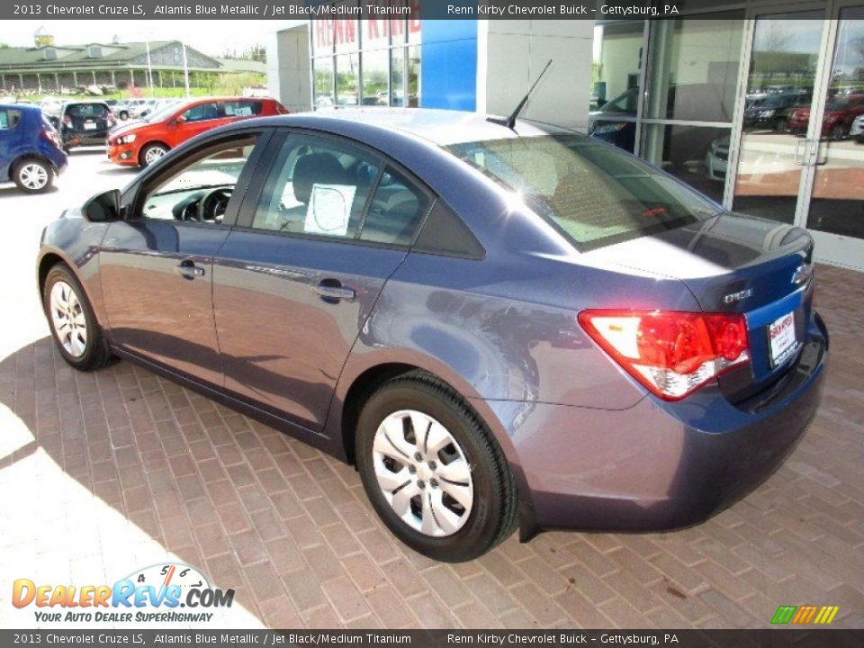 2013 Chevrolet Cruze LS Atlantis Blue Metallic / Jet Black/Medium Titanium Photo #2