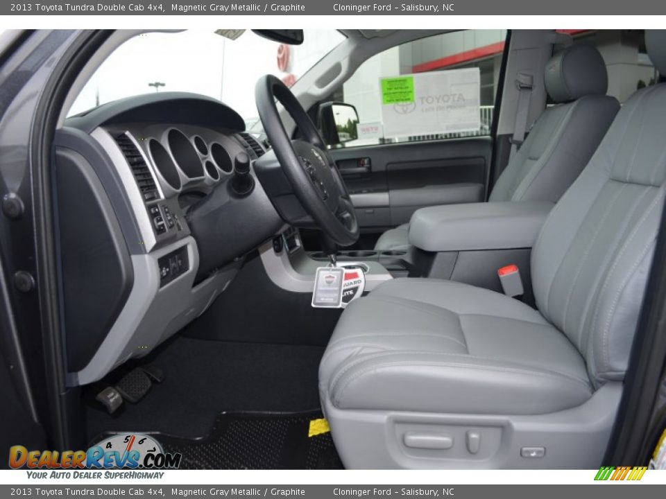 2013 Toyota Tundra Double Cab 4x4 Magnetic Gray Metallic / Graphite Photo #5