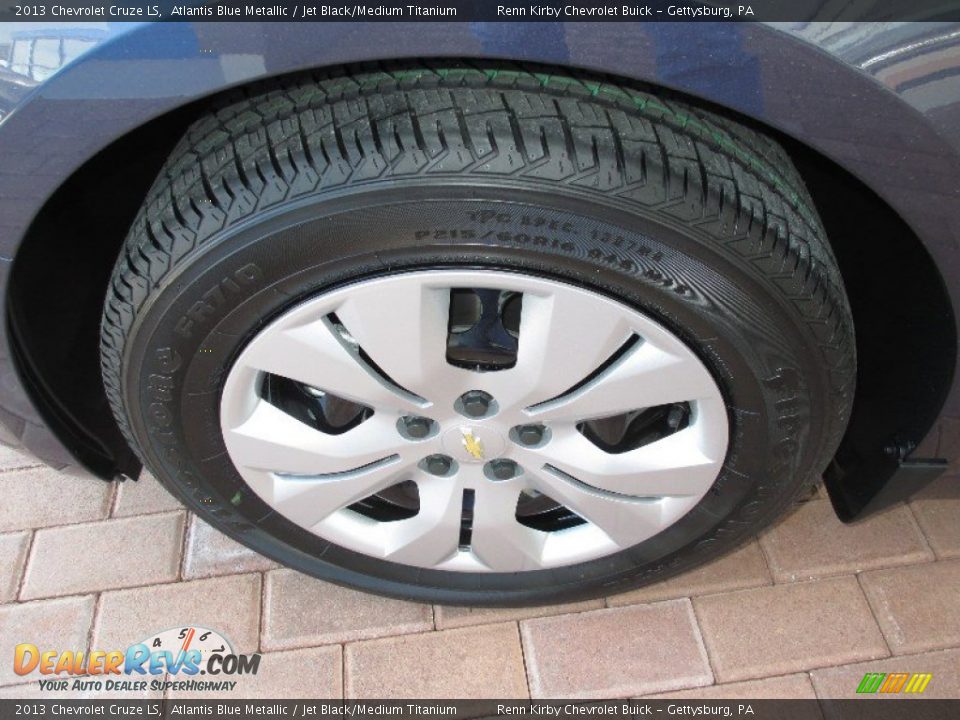 2013 Chevrolet Cruze LS Atlantis Blue Metallic / Jet Black/Medium Titanium Photo #4