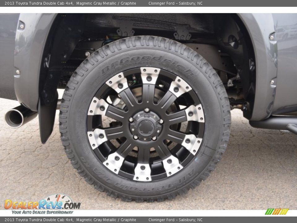 2013 Toyota Tundra Double Cab 4x4 Magnetic Gray Metallic / Graphite Photo #8