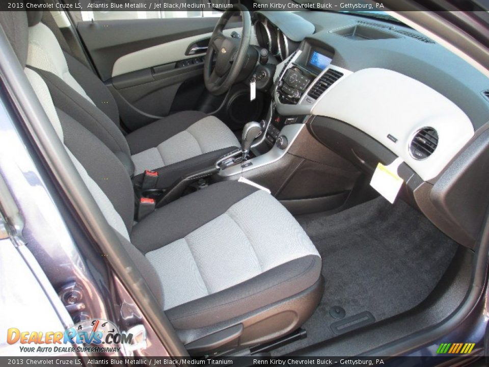 2013 Chevrolet Cruze LS Atlantis Blue Metallic / Jet Black/Medium Titanium Photo #6