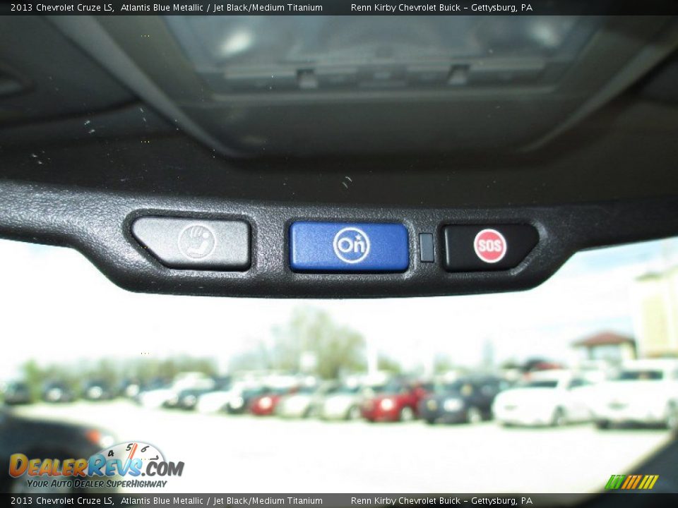 2013 Chevrolet Cruze LS Atlantis Blue Metallic / Jet Black/Medium Titanium Photo #9