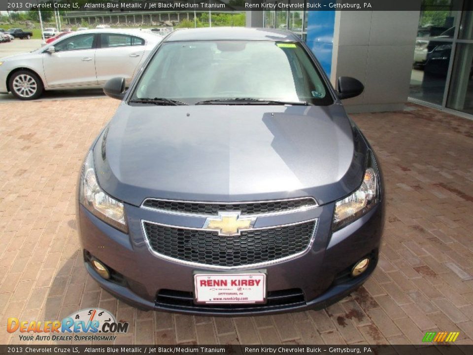 2013 Chevrolet Cruze LS Atlantis Blue Metallic / Jet Black/Medium Titanium Photo #15
