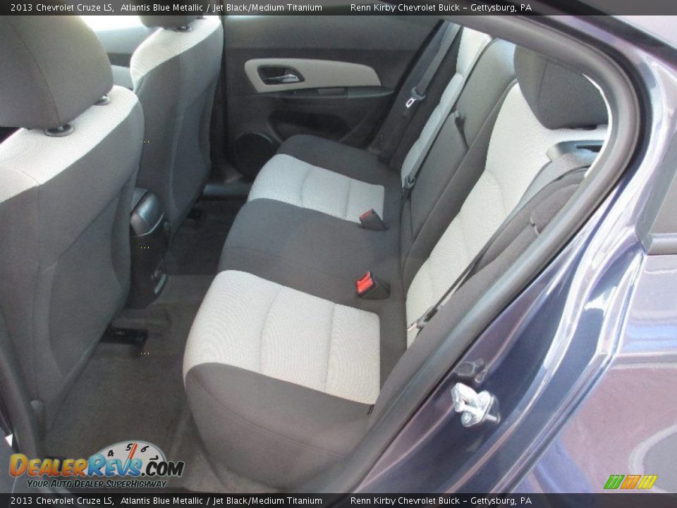 2013 Chevrolet Cruze LS Atlantis Blue Metallic / Jet Black/Medium Titanium Photo #19