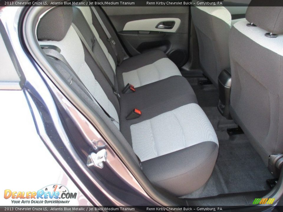 2013 Chevrolet Cruze LS Atlantis Blue Metallic / Jet Black/Medium Titanium Photo #21