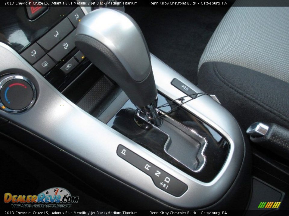 2013 Chevrolet Cruze LS Atlantis Blue Metallic / Jet Black/Medium Titanium Photo #23