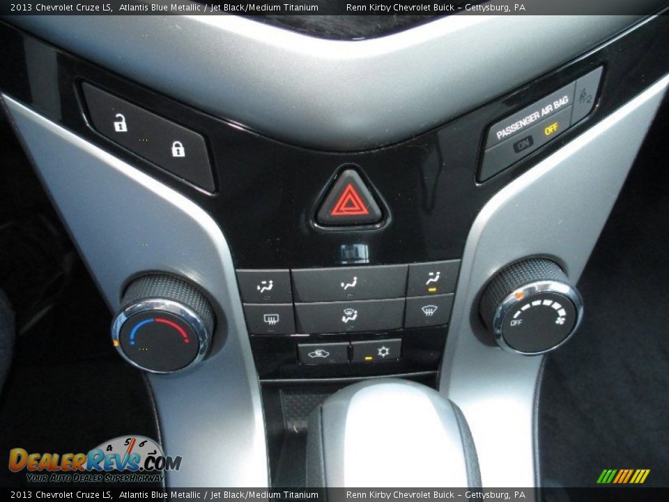 2013 Chevrolet Cruze LS Atlantis Blue Metallic / Jet Black/Medium Titanium Photo #24