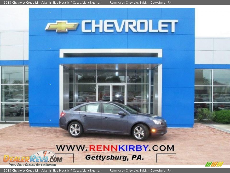 2013 Chevrolet Cruze LT Atlantis Blue Metallic / Cocoa/Light Neutral Photo #1