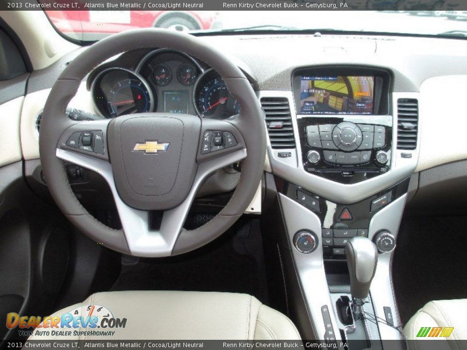 2013 Chevrolet Cruze LT Atlantis Blue Metallic / Cocoa/Light Neutral Photo #7
