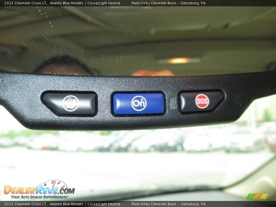 2013 Chevrolet Cruze LT Atlantis Blue Metallic / Cocoa/Light Neutral Photo #9
