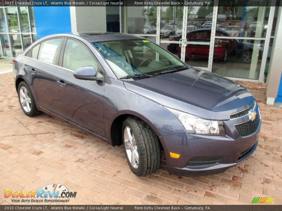 2013 Chevrolet Cruze LT Atlantis Blue Metallic / Cocoa/Light Neutral Photo #12
