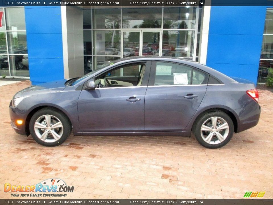 2013 Chevrolet Cruze LT Atlantis Blue Metallic / Cocoa/Light Neutral Photo #13