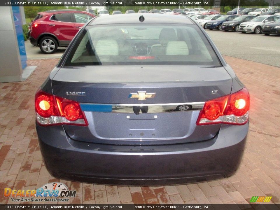 2013 Chevrolet Cruze LT Atlantis Blue Metallic / Cocoa/Light Neutral Photo #14
