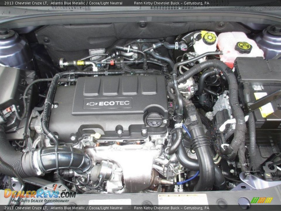 2013 Chevrolet Cruze LT 1.4 Liter DI Turbocharged DOHC 16-Valve VVT 4 Cylinder Engine Photo #17