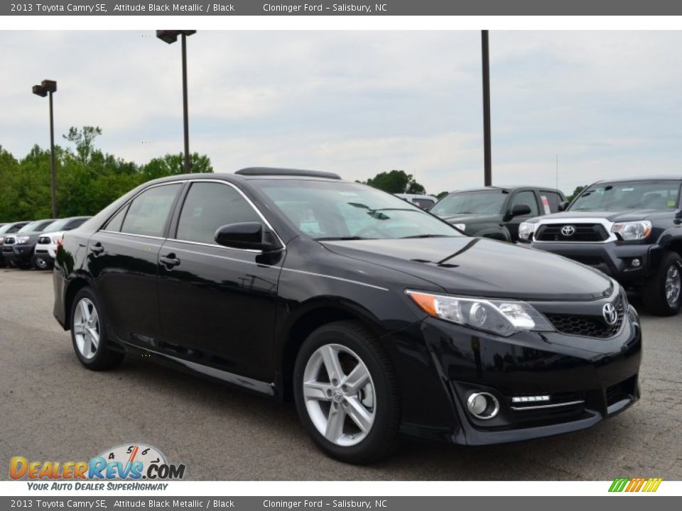 2013 Toyota Camry SE Attitude Black Metallic / Black Photo #3