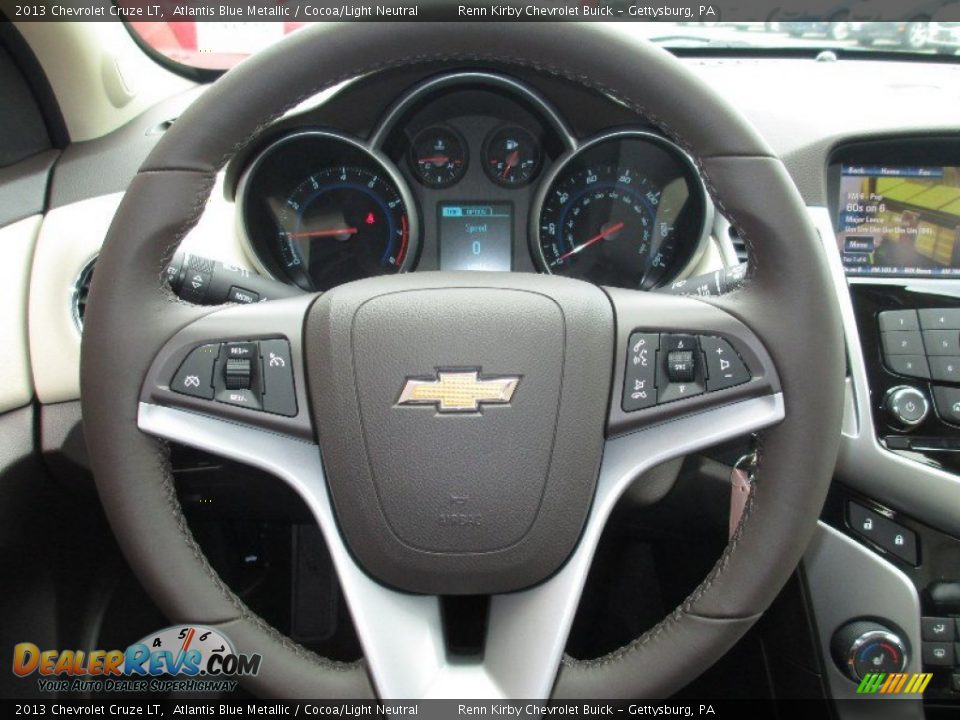 2013 Chevrolet Cruze LT Steering Wheel Photo #22