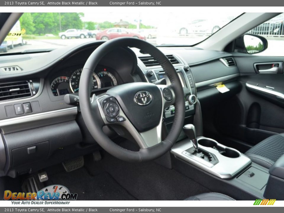 2013 Toyota Camry SE Attitude Black Metallic / Black Photo #6