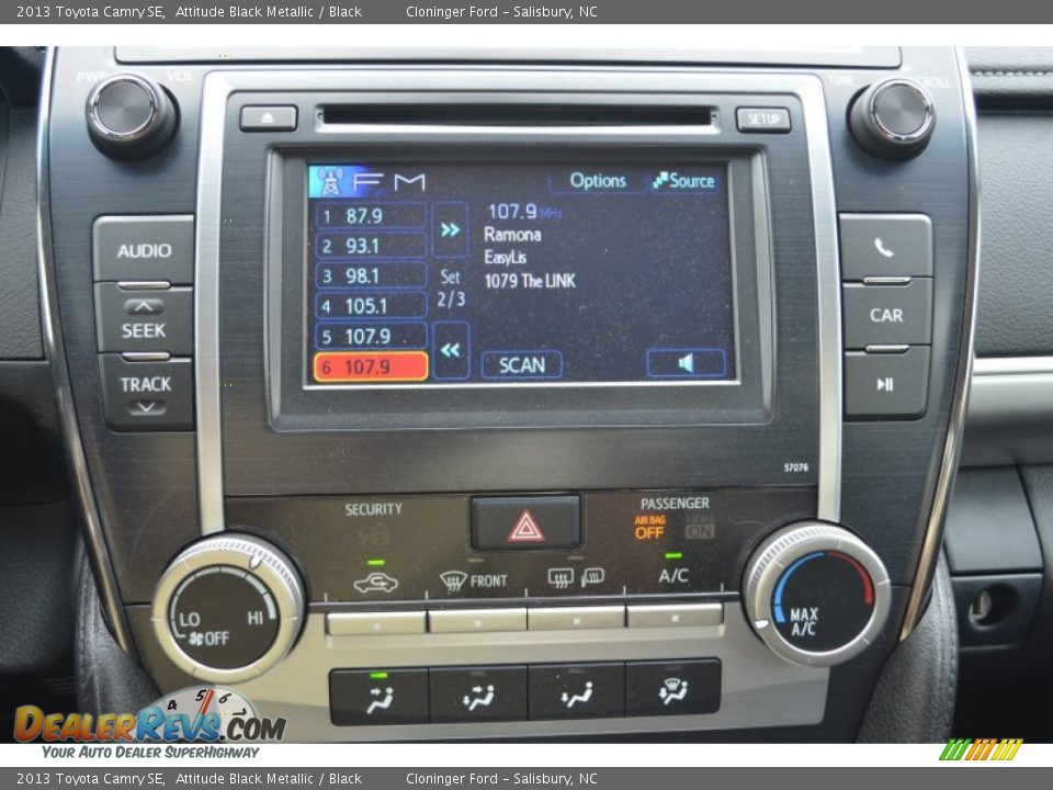 2013 Toyota Camry SE Attitude Black Metallic / Black Photo #12