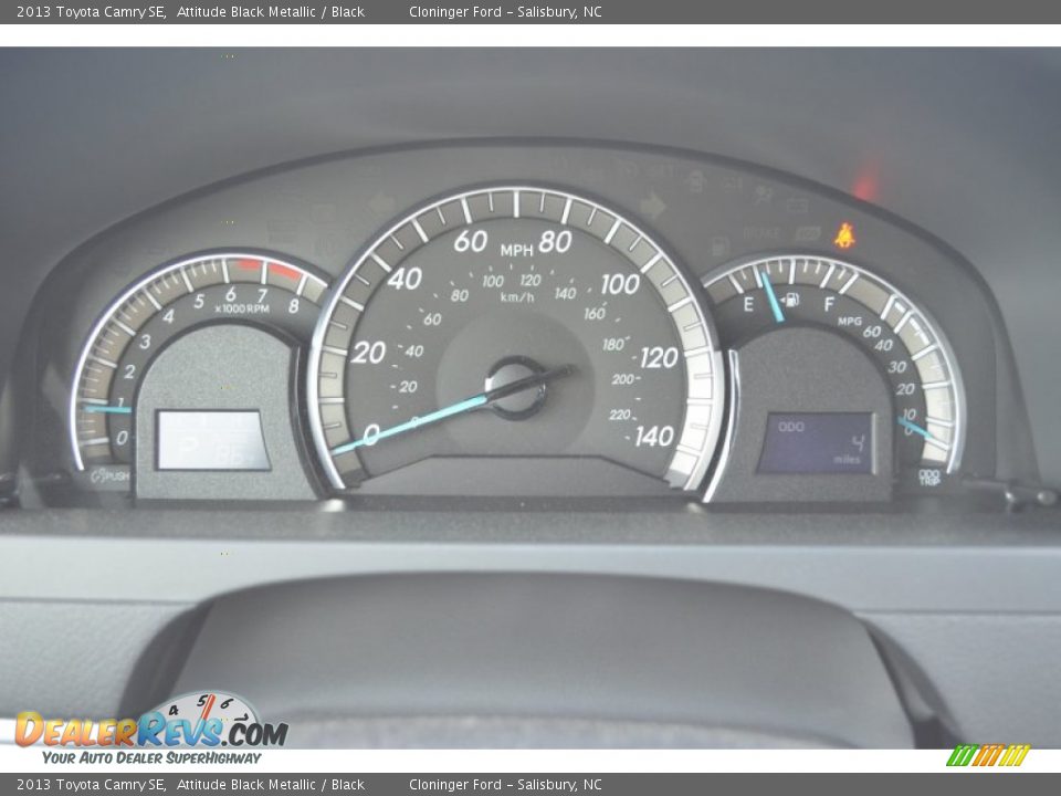2013 Toyota Camry SE Attitude Black Metallic / Black Photo #17