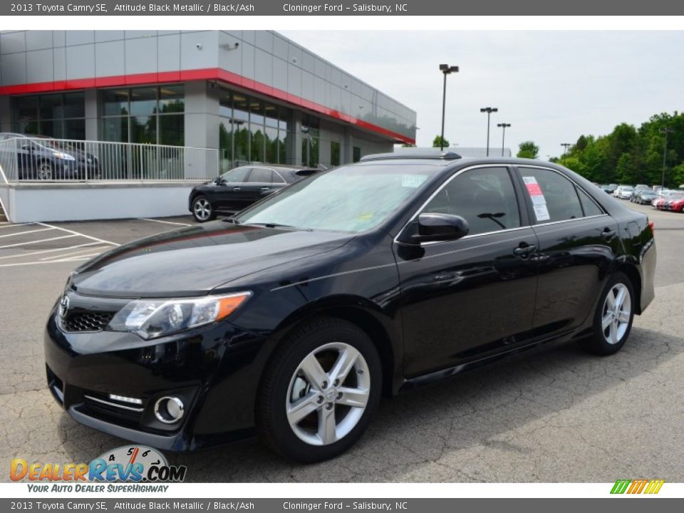2013 Toyota Camry SE Attitude Black Metallic / Black/Ash Photo #1