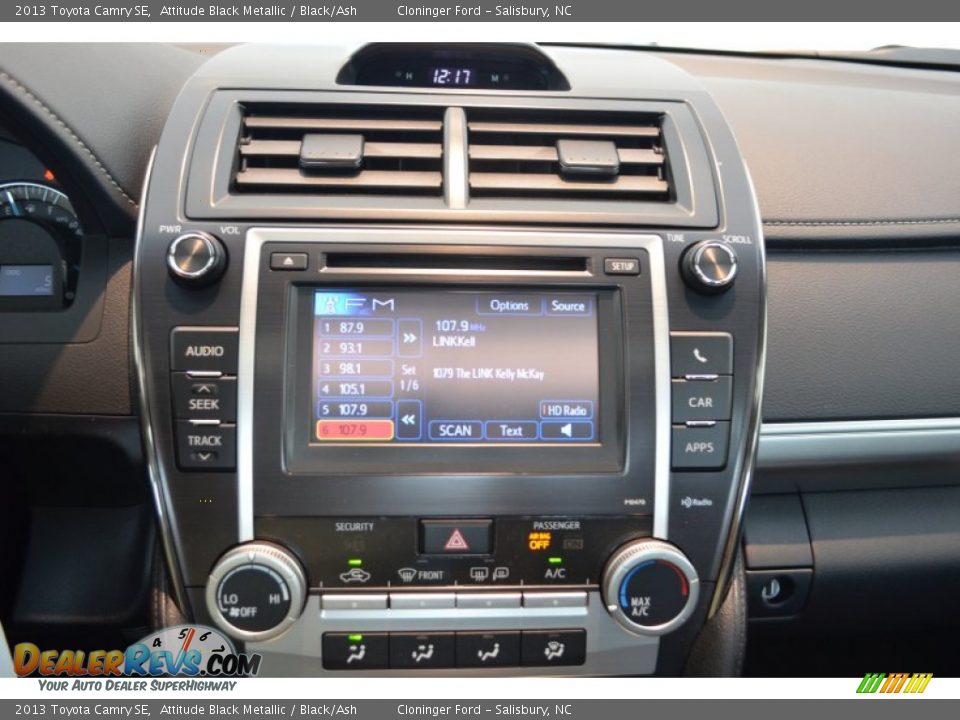 2013 Toyota Camry SE Attitude Black Metallic / Black/Ash Photo #11