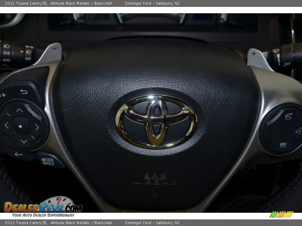 2013 Toyota Camry SE Attitude Black Metallic / Black/Ash Photo #14