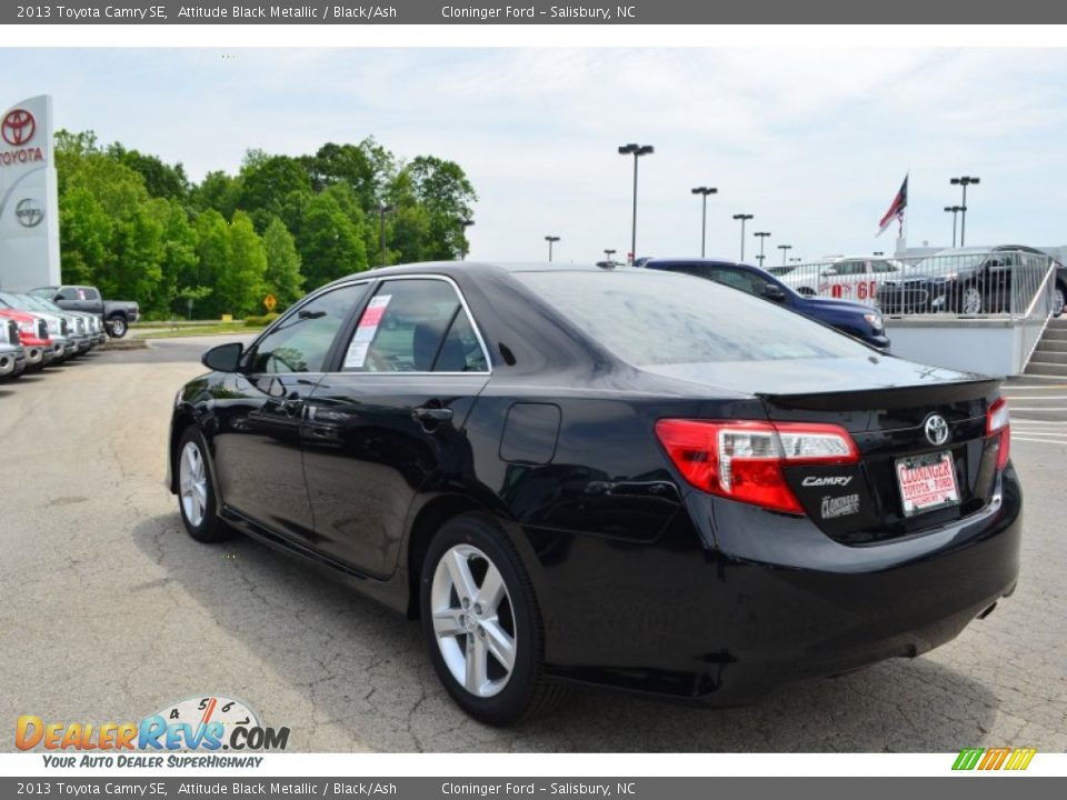 2013 Toyota Camry SE Attitude Black Metallic / Black/Ash Photo #21