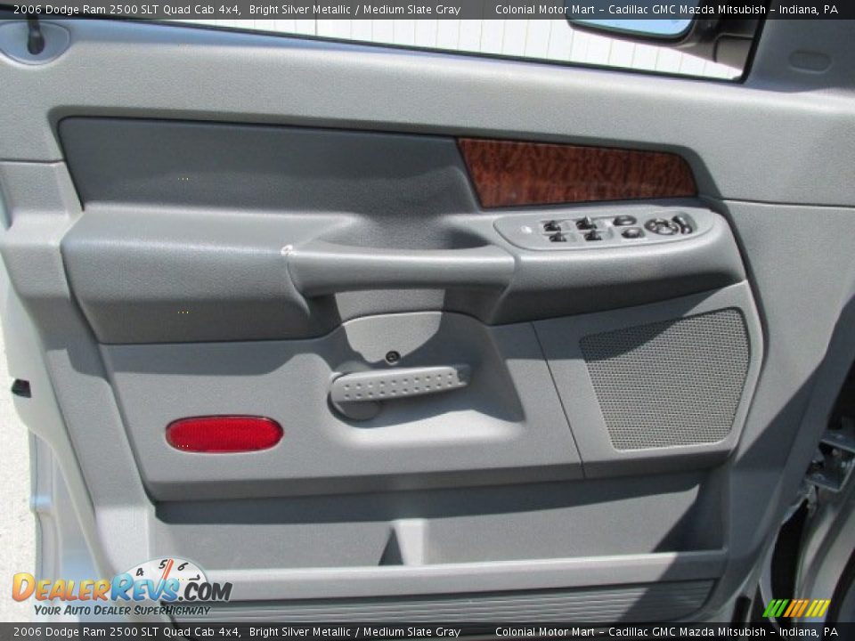 2006 Dodge Ram 2500 SLT Quad Cab 4x4 Bright Silver Metallic / Medium Slate Gray Photo #10
