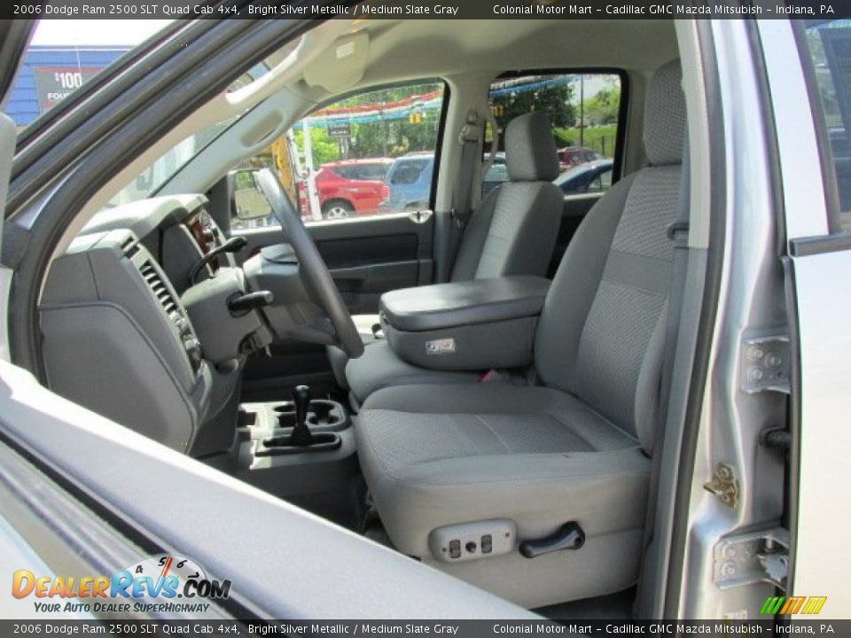 2006 Dodge Ram 2500 SLT Quad Cab 4x4 Bright Silver Metallic / Medium Slate Gray Photo #11