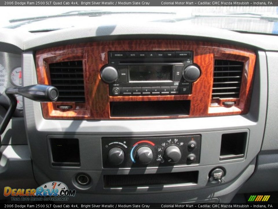 2006 Dodge Ram 2500 SLT Quad Cab 4x4 Bright Silver Metallic / Medium Slate Gray Photo #14