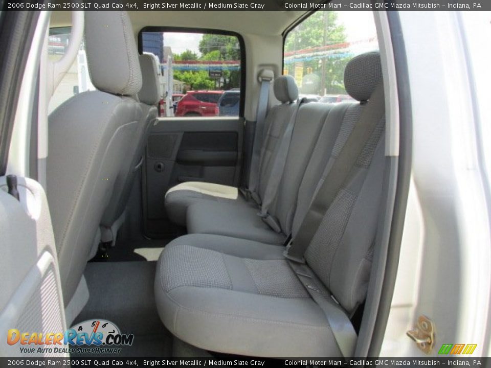 2006 Dodge Ram 2500 SLT Quad Cab 4x4 Bright Silver Metallic / Medium Slate Gray Photo #17