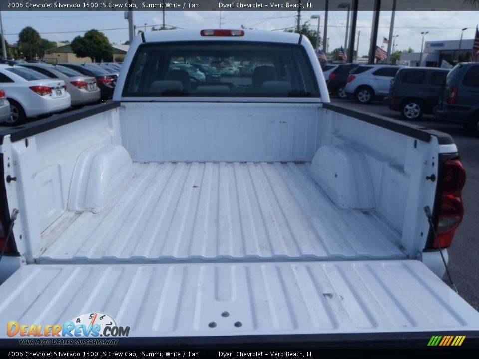2006 Chevrolet Silverado 1500 LS Crew Cab Summit White / Tan Photo #5