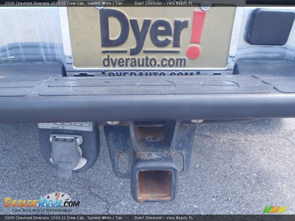 2006 Chevrolet Silverado 1500 LS Crew Cab Summit White / Tan Photo #6