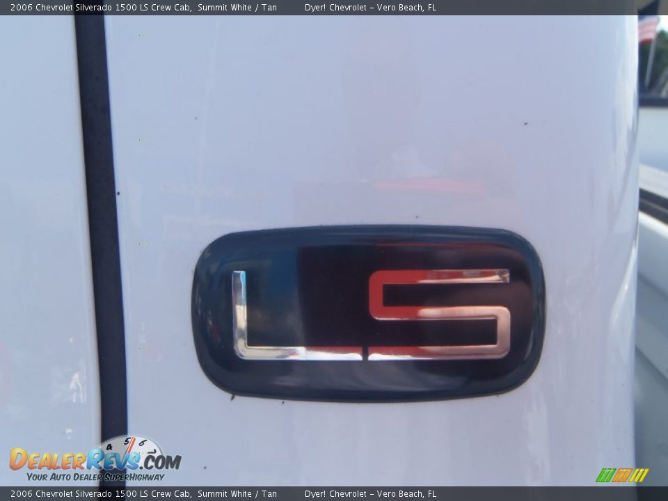 2006 Chevrolet Silverado 1500 LS Crew Cab Summit White / Tan Photo #7