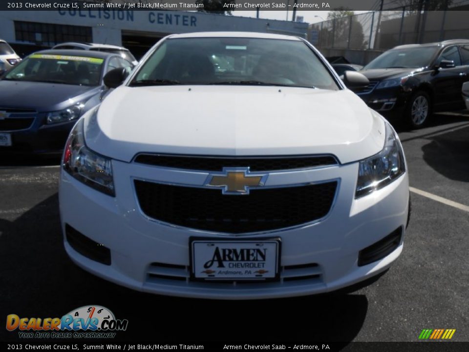 2013 Chevrolet Cruze LS Summit White / Jet Black/Medium Titanium Photo #2